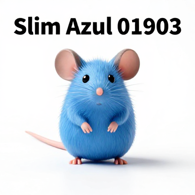 Mouse Slim Azul 01903