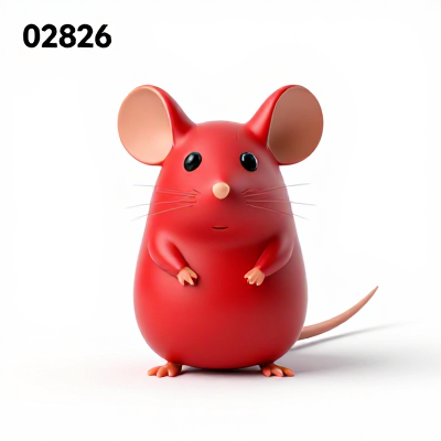 Mouse Slim Vermelho 02826