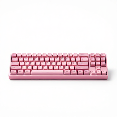 Teclado Compacto Rosa 02464