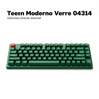 Teclado Moderno Verde 04314
