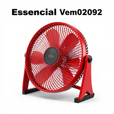 Ventilador Essencial Vermelho 02092