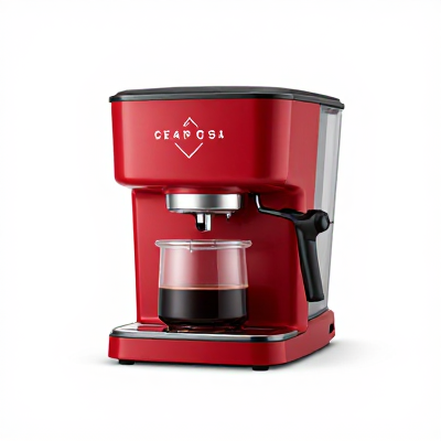 Cafeteira Moderno Vermelho 01184