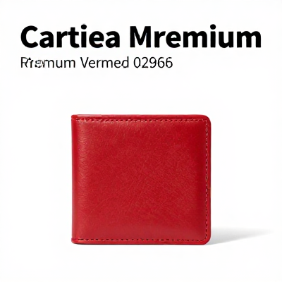 Carteira Premium Vermelho 02966