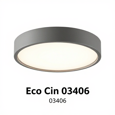 Luminária Eco Cinza 03406