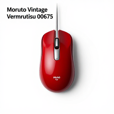 Mouse Vintage Vermelho 00675