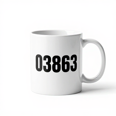 Caneca Moderno Branco 03863