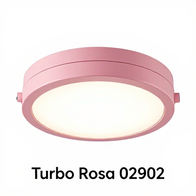 Luminária Turbo Rosa 02903