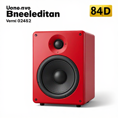 Caixa de Som Moderno Vermelho 02452