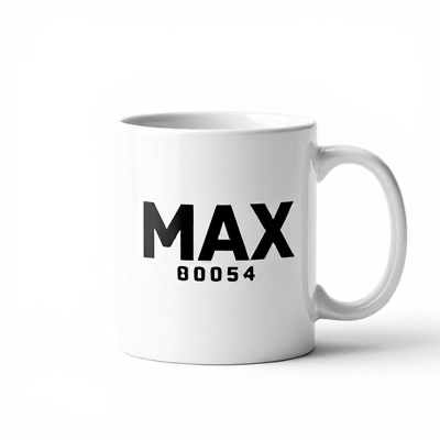 Caneca Max Branco 00054