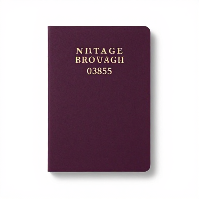 Notebook Vintage Roxo 03855