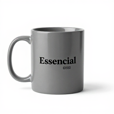 Caneca Essencial Cinza 00500