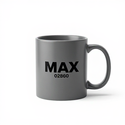 Caneca Max Cinza 02860