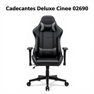 Cadeira Gamer Deluxe Cinza 02690