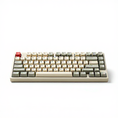 Teclado Vintage Bege 00983