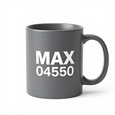 Caneca Max Cinza 04550