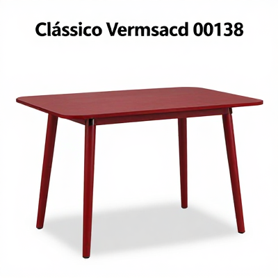 Mesa Clássico Vermelho 00138