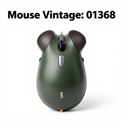 Mouse Vintage Verde 01368