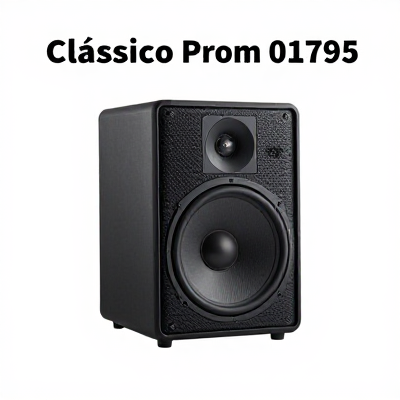 Caixa de Som Clássico Preto 01795