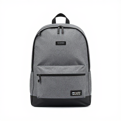 Mochila Plus Cinza 01473