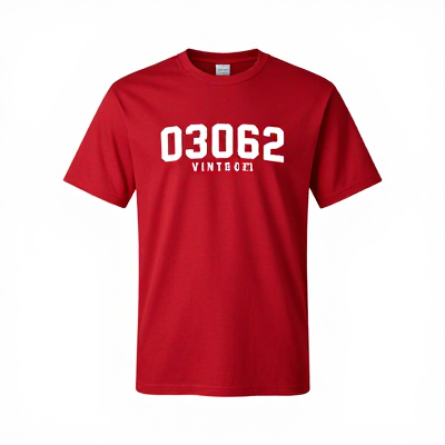 Camiseta Vintage Vermelho 03062