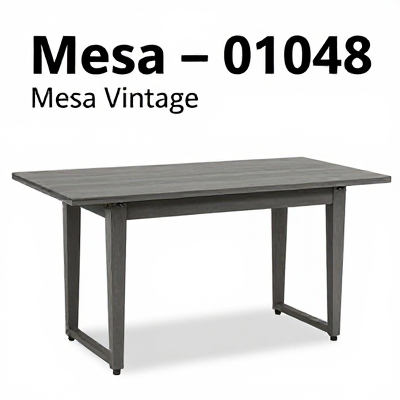 Mesa Vintage Cinza 01048
