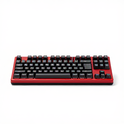 Teclado Vintage Vermelho 02890