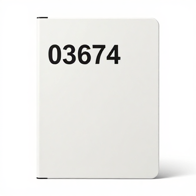 Notebook Compacto Branco 03674