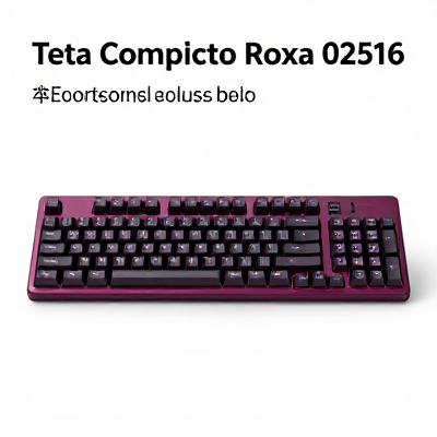 Teclado Compacto Roxo 02516