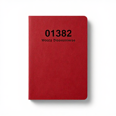 Notebook Vintage Vermelho 01382