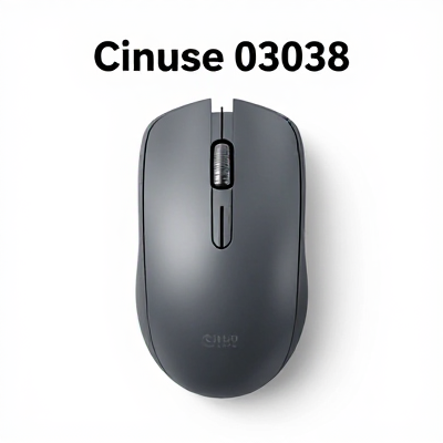 Mouse Moderno Cinza 03038