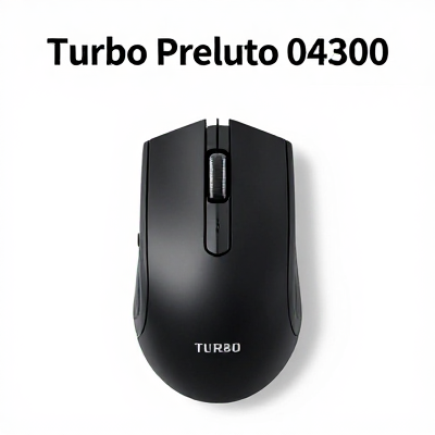 Mouse Turbo Preto 04300