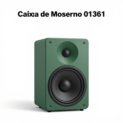 Caixa de Som Moderno Verde 01361