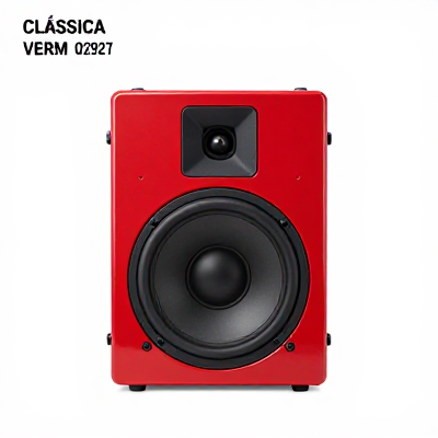 Caixa de Som Clássico Vermelho 02927