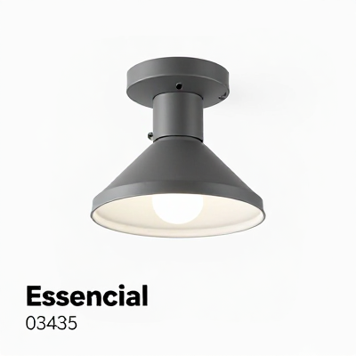 Luminária Essencial Cinza 03435