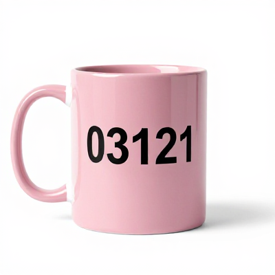 Caneca Clássico Rosa 03121