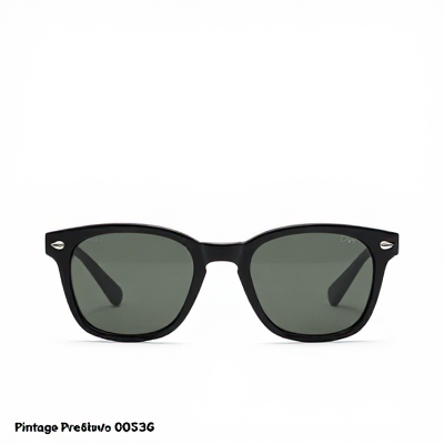Óculos Vintage Preto 00536