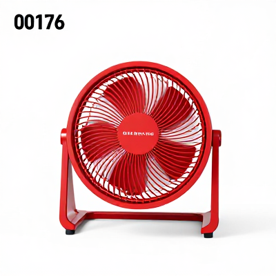 Ventilador Moderno Vermelho 00176