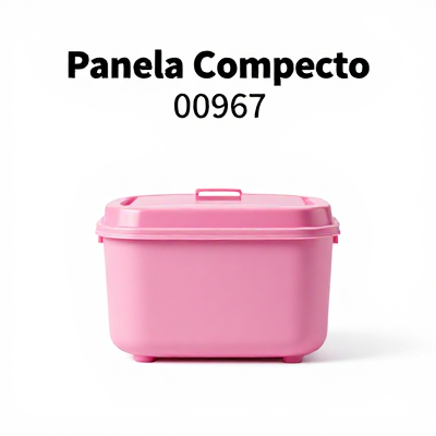 Panela Compacto Rosa 00967
