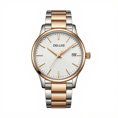 Relógio Deluxe Bege 02174