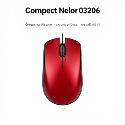 Mouse Compacto Vermelho 03206