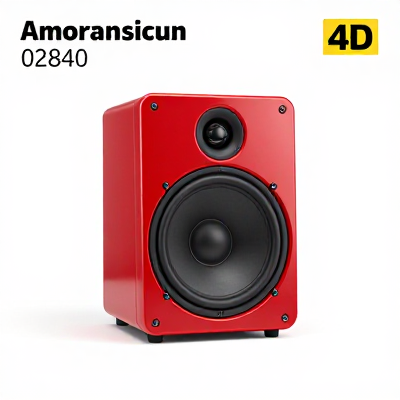 Caixa de Som Premium Vermelho 02840
