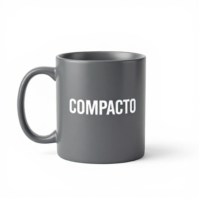 Caneca Compacto Cinza 04651