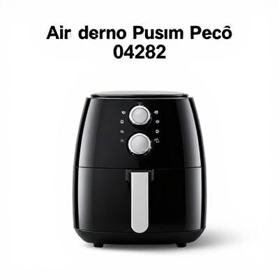 Air Fryer Moderno Preto 04282