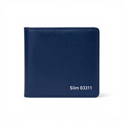 Carteira Slim Azul 03311