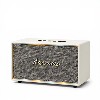 Caixa de Som Vintage Branco 00312