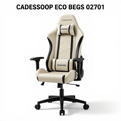 Cadeira Gamer Eco Bege 02701