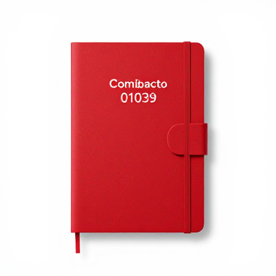Notebook Compacto Vermelho 01039