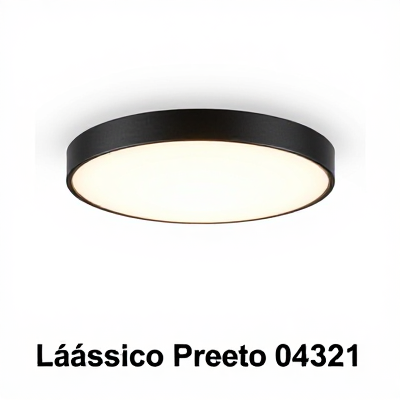 Luminária Clássico Preto 04321
