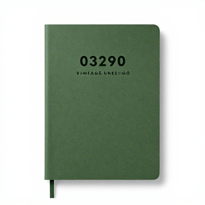 Notebook Vintage Verde 03290