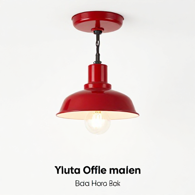 Luminária Vintage Vermelho 01969